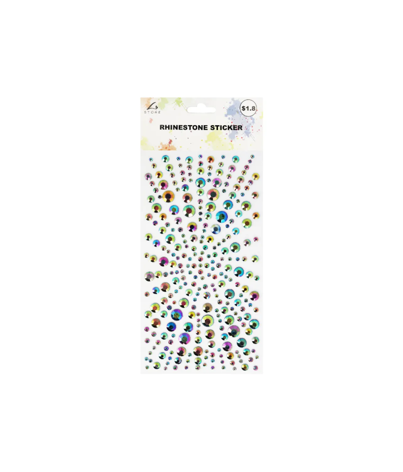 Chrome Rhinestone Stickers