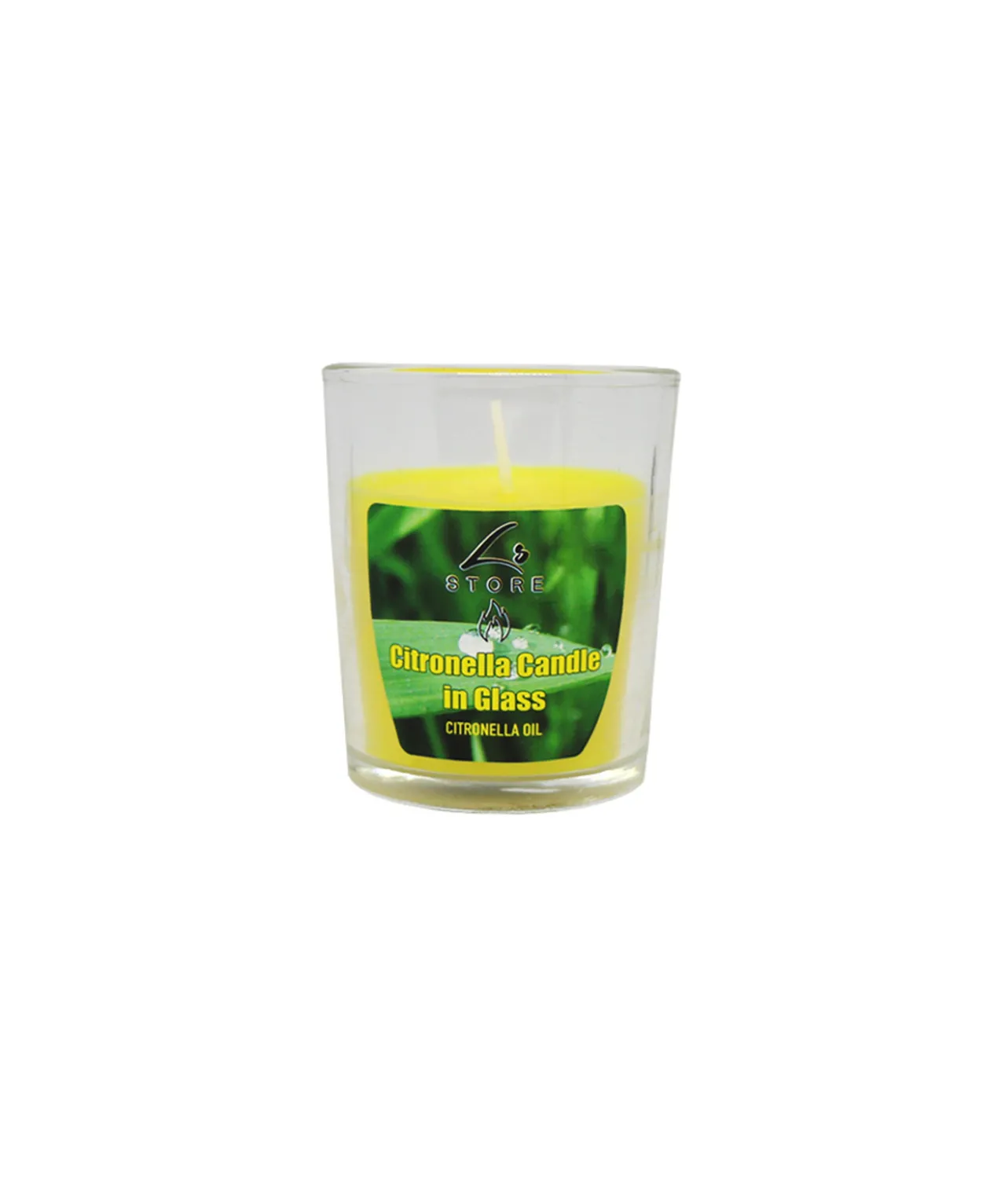 Citronella Glass Candle 1pc