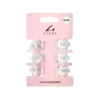 Clear Claw Clip Set 6pk