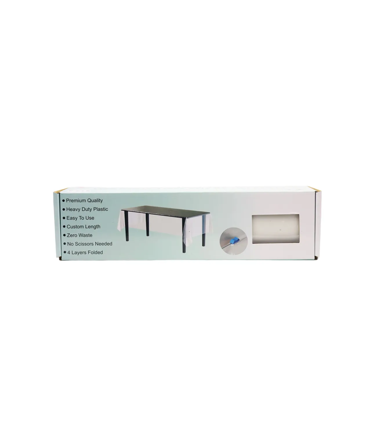 Clear Cut To Size Tablecloth 1.37m x 25m