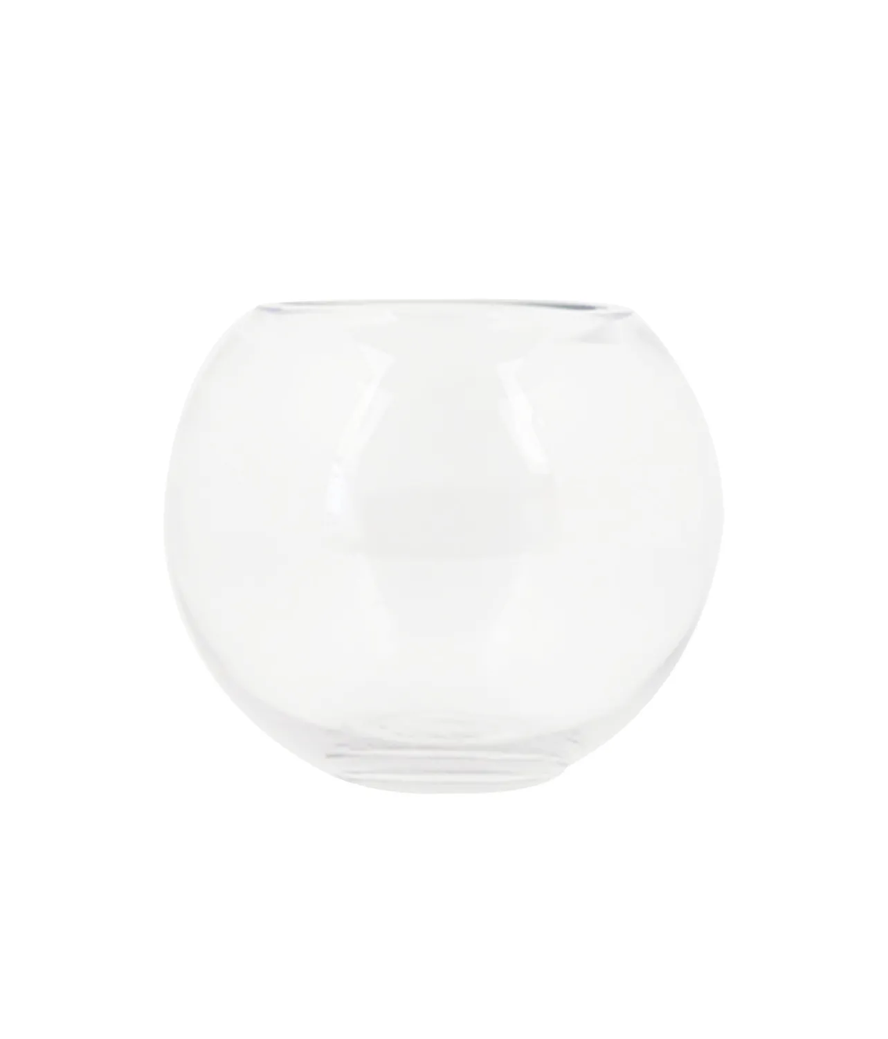 Clear Glass Fish Bowl Height 250mm