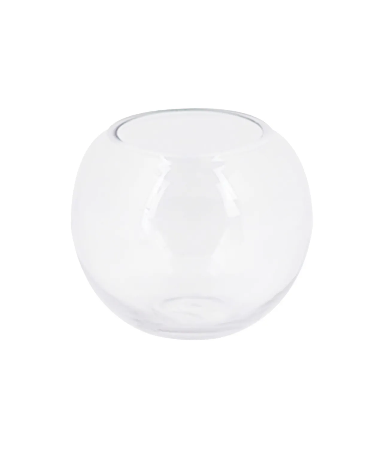 Clear Glass Fish Bowl Height 250mm