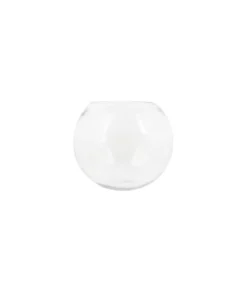 Clear Glass Fish Bowl Height 130mm
