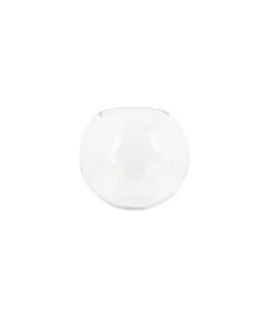 Clear Glass Fish Bowl Height 130mm