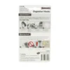 Clear Mini Decorating Removable Organiser Hook 20pk