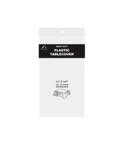 Clear Plastic Tablecover 137x274cm