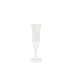 Clear PP Champagne Flute Cups 5 x 17cm 4oz 12pc
