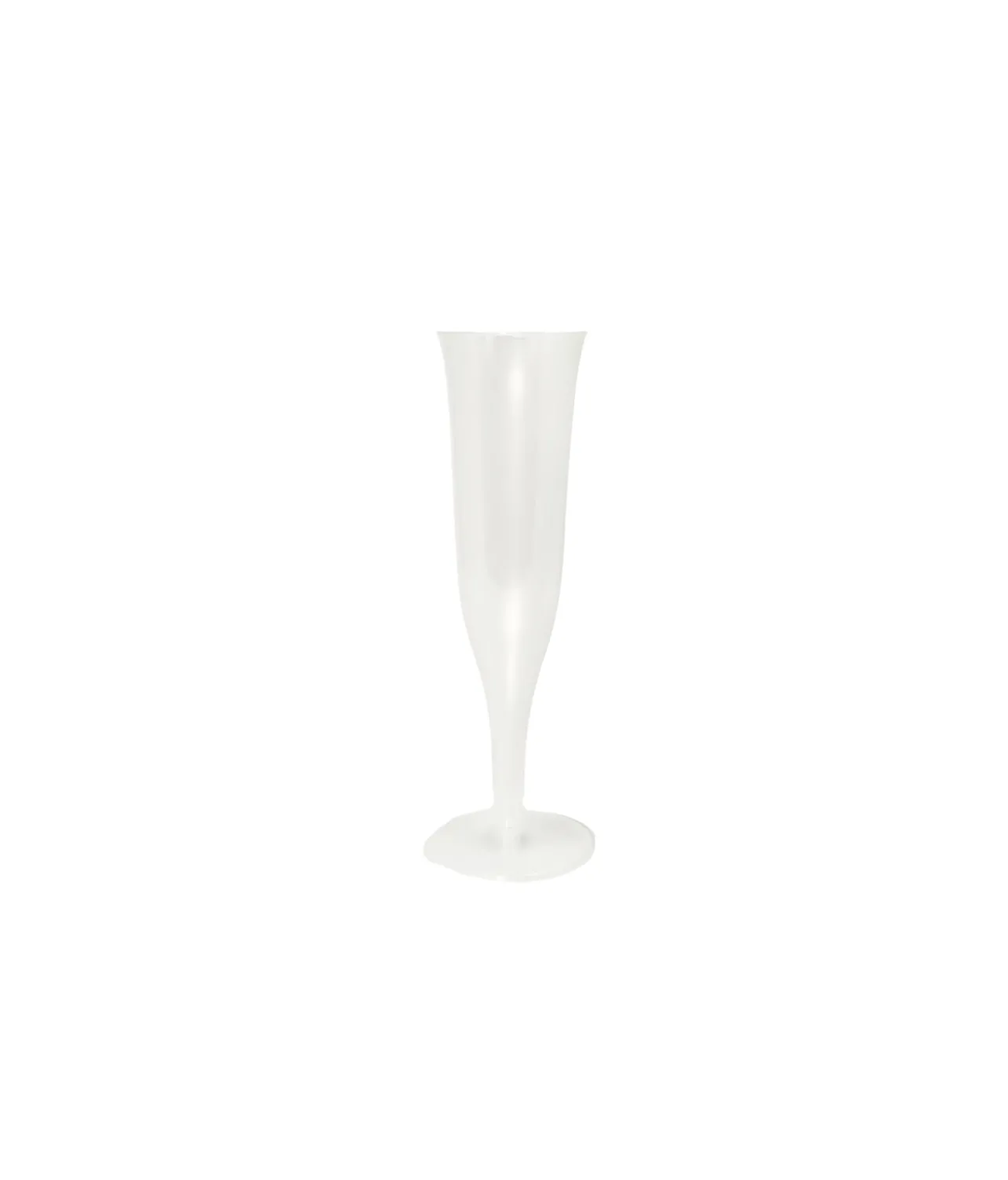 Clear PP Champagne Flute Cups 5 x 17cm 4oz 12pc