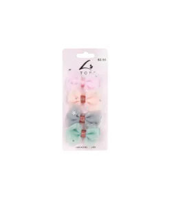 Clips With Bow 4pk