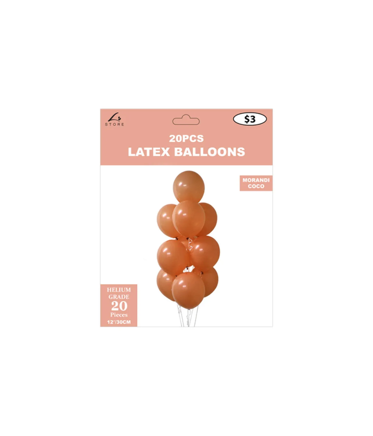 Coco Morandi Latex Balloons 12inch 20pk