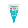 Colored Happy Birthday Triangle Banner 1.4m & 2.1m