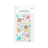 Colorful Shell Rhinestone Stickers 19.5x10cm
