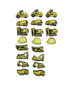 Construction Shoe Charms 20pc