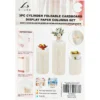 Cylinder Foldable Cardboard Display Columns Set 3pc