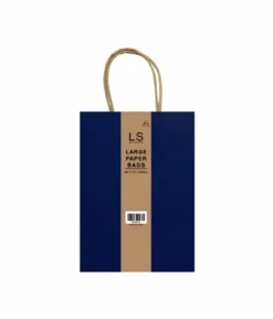 Dark Blue Large Paper Bag 2pcs