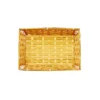 Dark Brown Rectangle Bamboo Basket 30x20x7cm