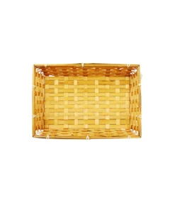Dark Brown Rectangle Bamboo Basket 30x20x7cm