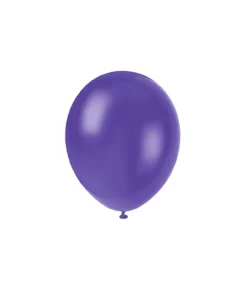 Dark Purple Latex Plain Balloons 12inch 20pk