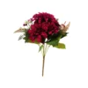 Dark Red Dahlia 9 Head 43cm