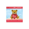 3D Bear With Love Foil Balloon 41x50x31cm