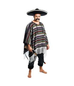 Deluxe Grey Poncho