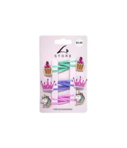 Design Icon Hair Clips 6pc