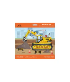 3D Excavator Foil Balloon 89x55x35cm