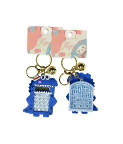 Dinosaur Calculator Keychain Assorted 7cm
