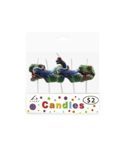 Dinosaur Candles 5pk
