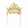 Disney Princess Glittered Cake Pick