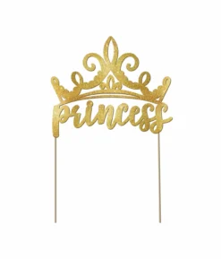Disney Princess Glittered Cake Pick