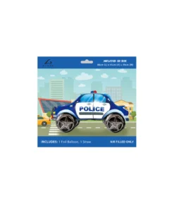 3D Police Car Foil Balloon 88x45x39cm