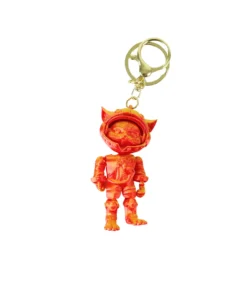 3D Printed Spaceman Key Ring Assorted