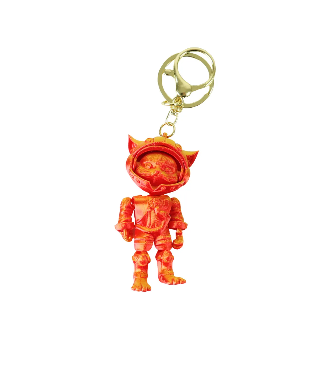3D Printed Spaceman Key Ring Assorted