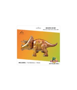 3D Triceratops Foil Balloon 95x50x33cm