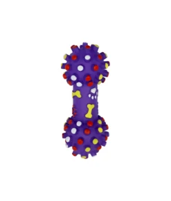 Dumbbell Squeaky Dog Toy Assorted
