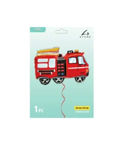 Fire Engine Foil Balloon 39x55cm