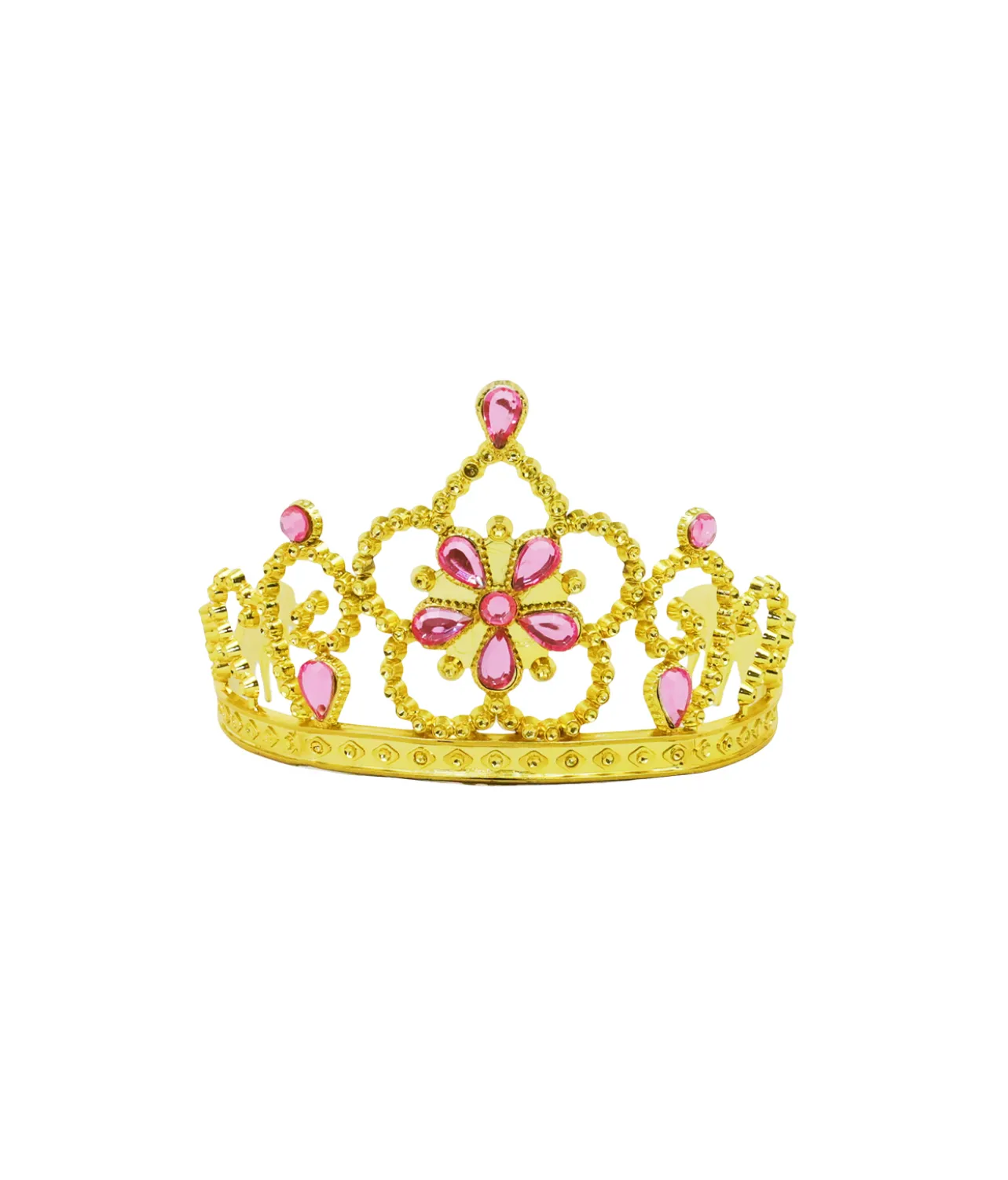 Flower Gold Tiara Crown
