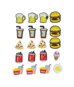 Food Shoe Charms 20pc