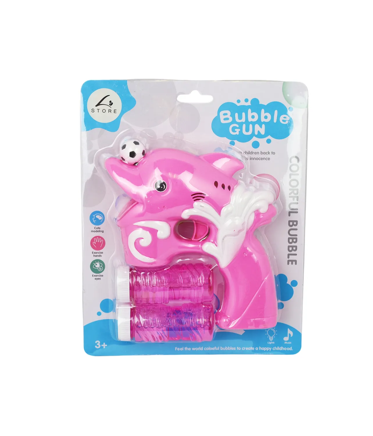 Football Dolphin Bubble Gun Assorted