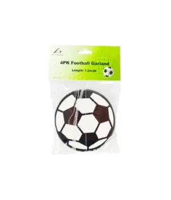 Football Garland 10cm x 1.2m 4pc