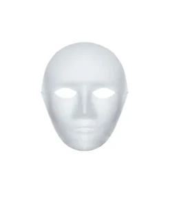Full Face Paintable Paper Mask