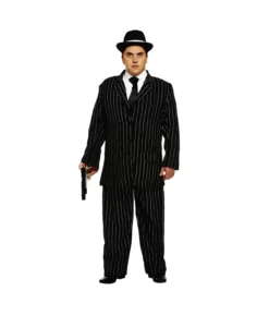 Gangster Black Adult XL