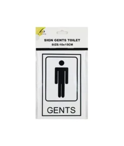Gents Toilet Sign 10x15cm