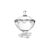 Glass Candy Bowl With Lid 18.5cm