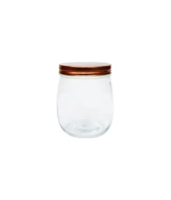Glass Jar With Copper Lid 700ml