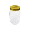 Glass Jar With Gold Lid 970ml
