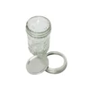 Glass Mason Jar With Metal Split Lid + Chalkboard 8oz