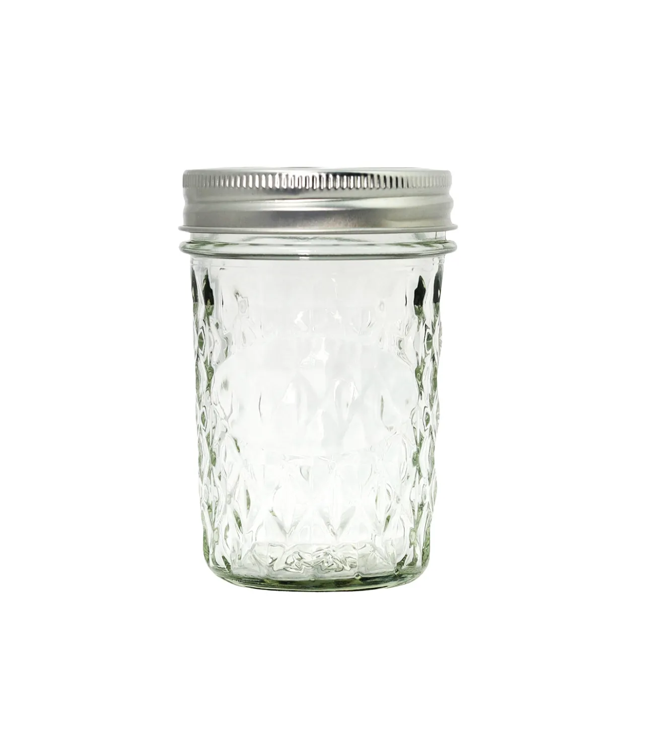 Glass Mason Jar With Metal Split Lid + Chalkboard 8oz