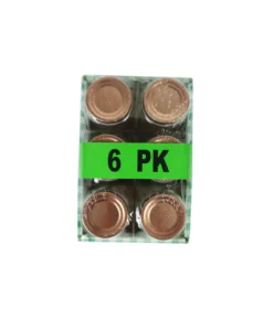 Glass Storage Jar with Copper Lid 80ml 6pk